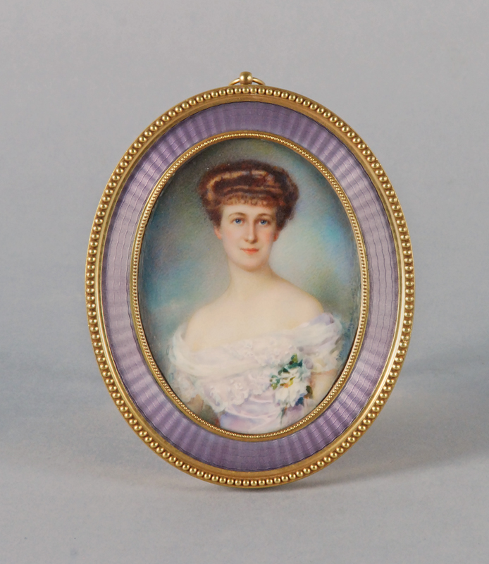 Miniatura: Portret młodej kobiety, 1915